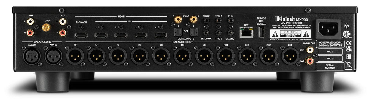 McIntosh MX200, A/V namų kino procesorius