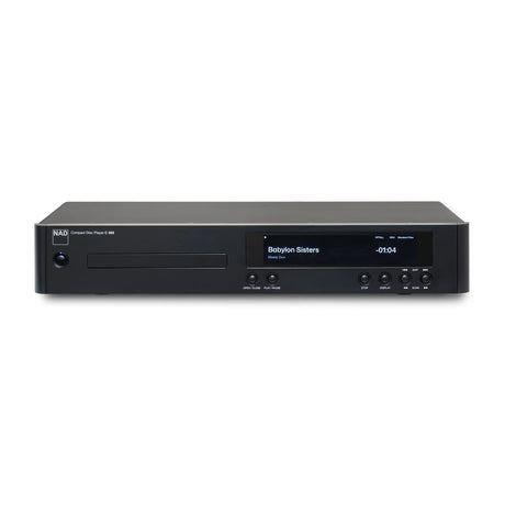 NAD C 589, Hi-Fi CD grotuvas - Juodas priekis su ekranu ir mygtukais