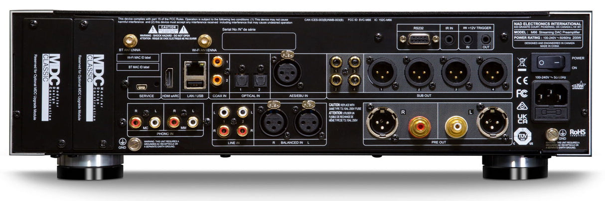 NAD Masters M66 BluOS, Tinklo grotuvas su DAC