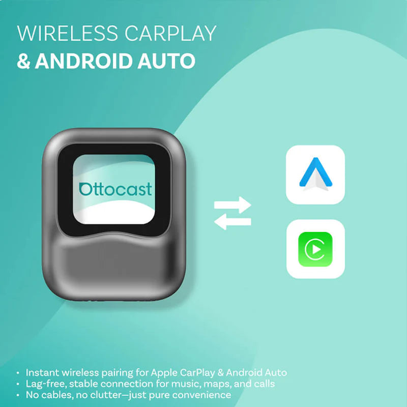Ottocast NanoAI, AI multimedijos sistema automobiliui (8GB+128GB, Android 13)