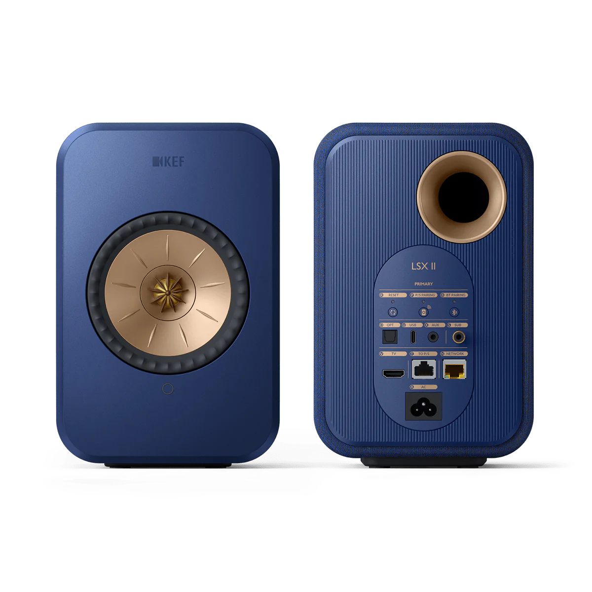 KEF LSX II, aktyvios, belaidės Hi-Fi garso kolonėlės (įvairių spalvų)