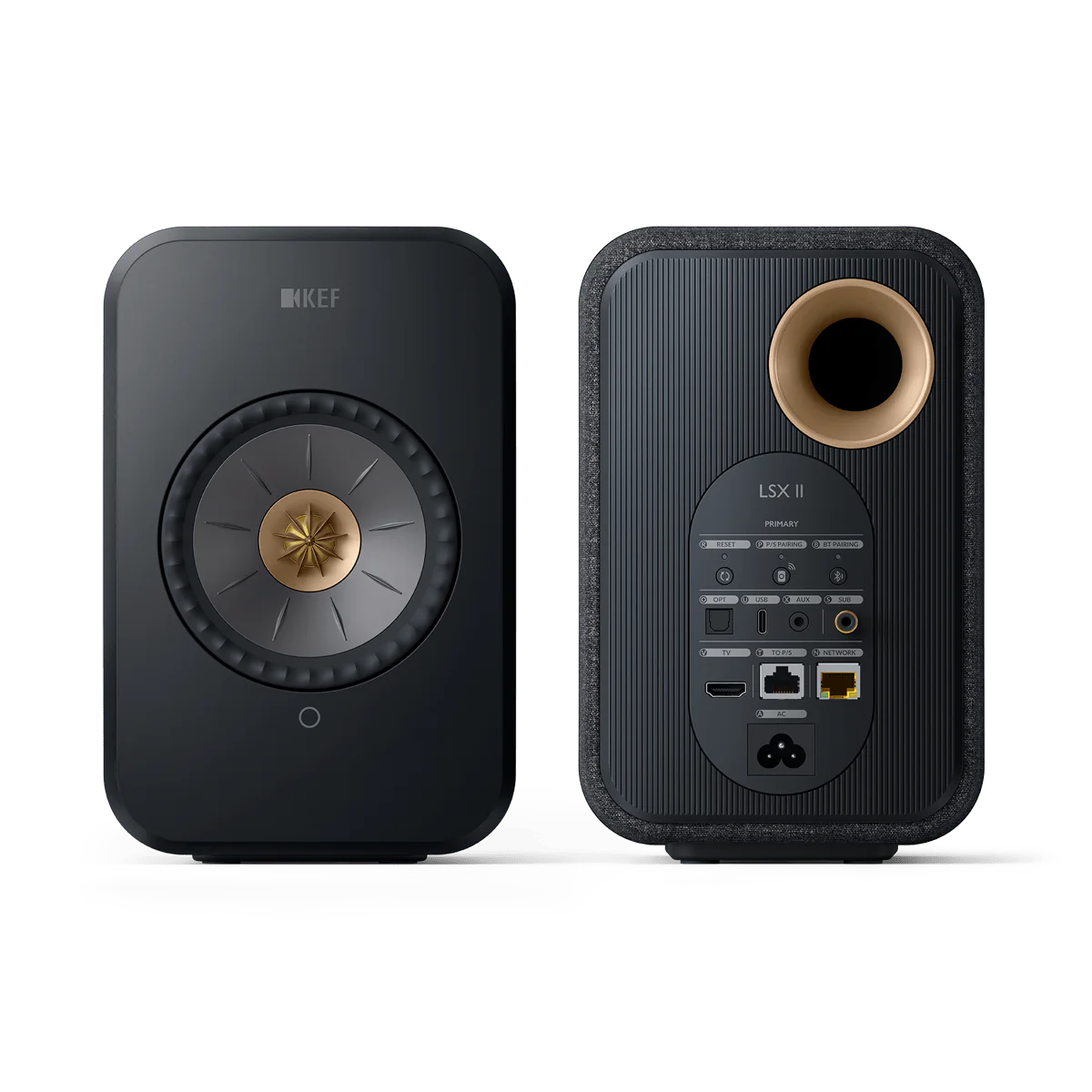 KEF LSX II, aktyvios, belaidės Hi-Fi garso kolonėlės (įvairių spalvų)