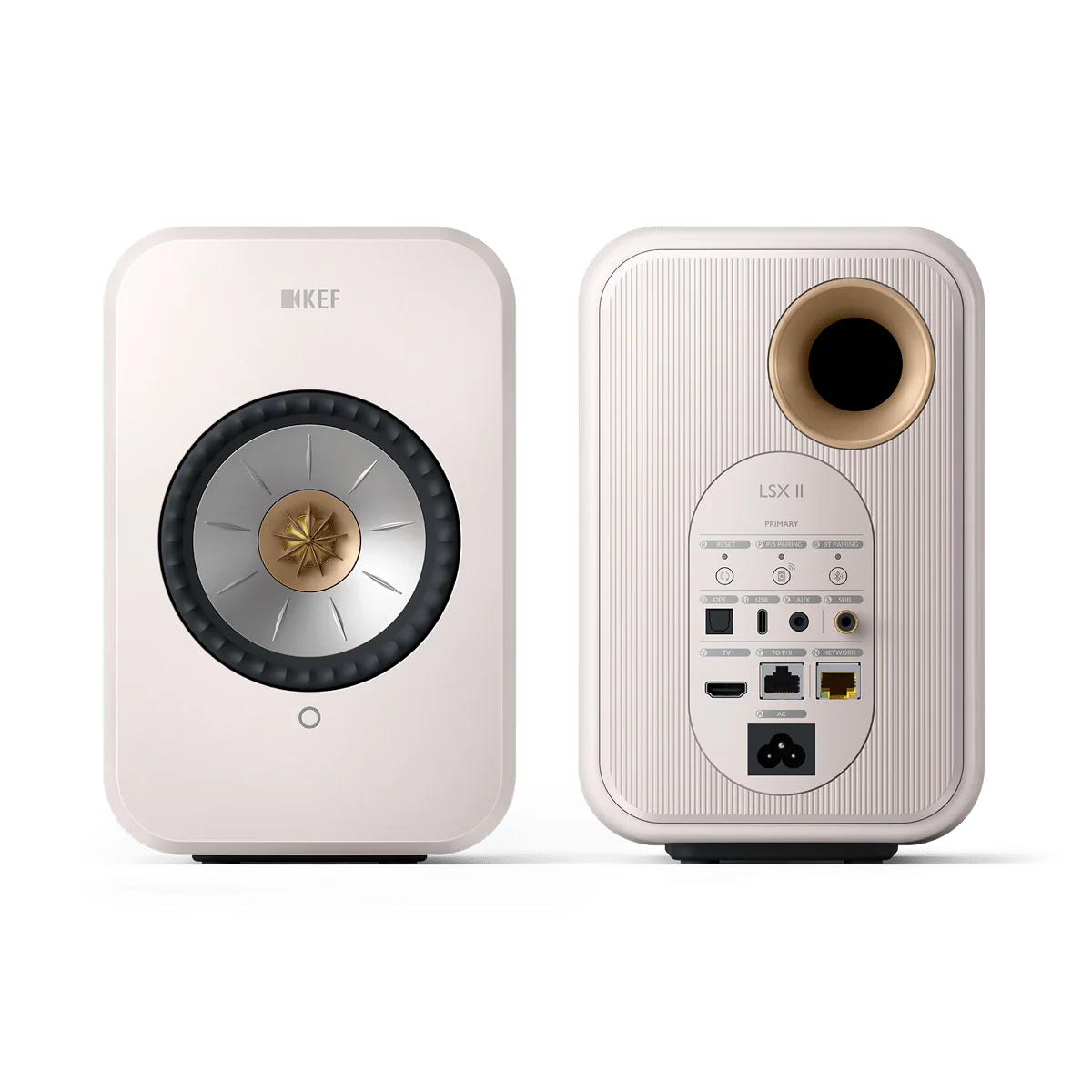 KEF LSX II, aktyvios, belaidės Hi-Fi garso kolonėlės (įvairių spalvų)