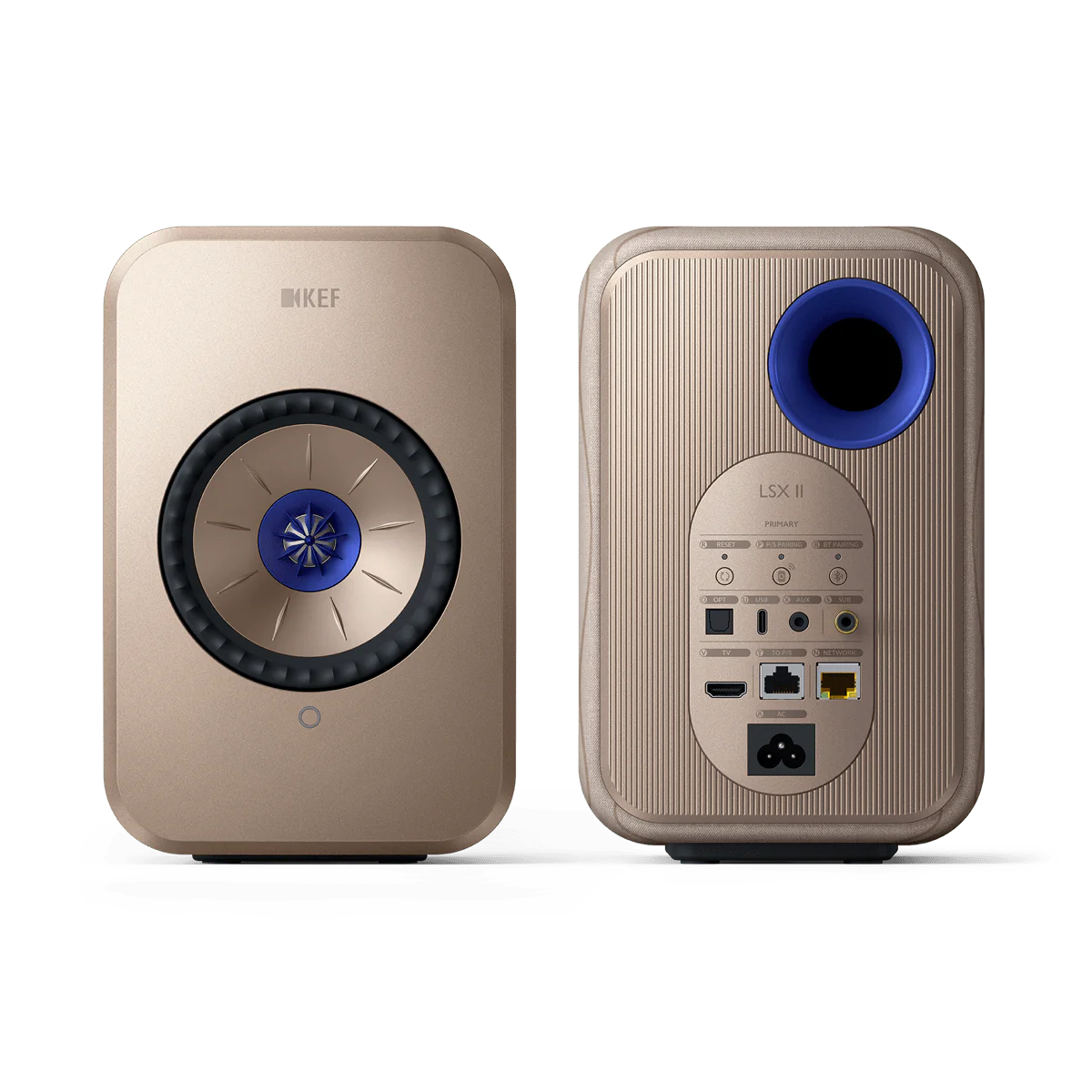 KEF LSX II, aktyvios, belaidės Hi-Fi garso kolonėlės (įvairių spalvų)