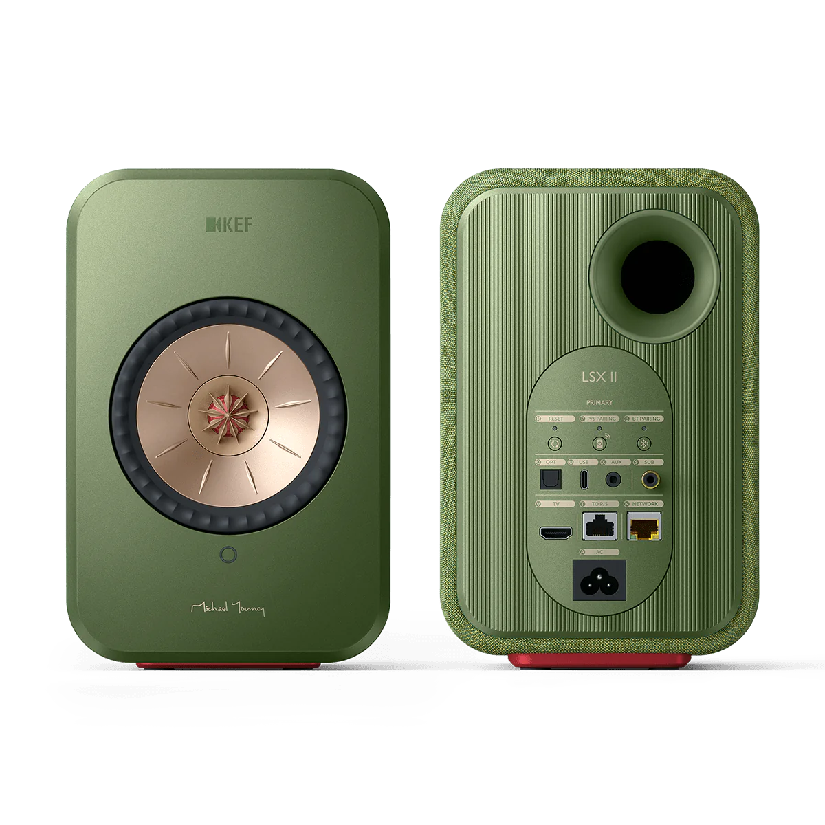 KEF LSX II, aktyvios, belaidės Hi-Fi garso kolonėlės (įvairių spalvų)