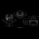 HELIX Conductor - detalus brėžinys su matmenimis