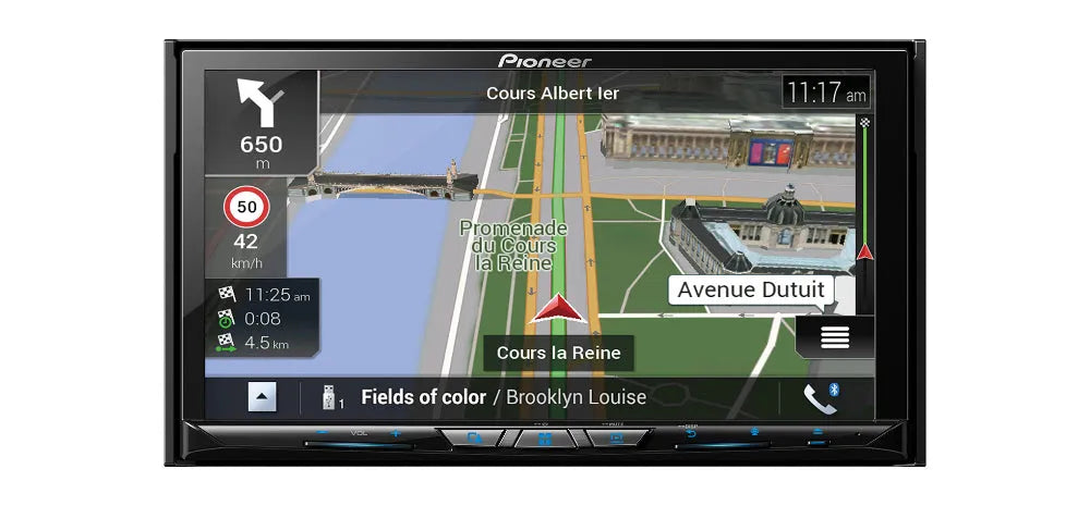 Pioneer AVIC-Z830DAB, 7″ navigacinė multimedija su belaidžiu Apple CarPlay ir Android Auto
