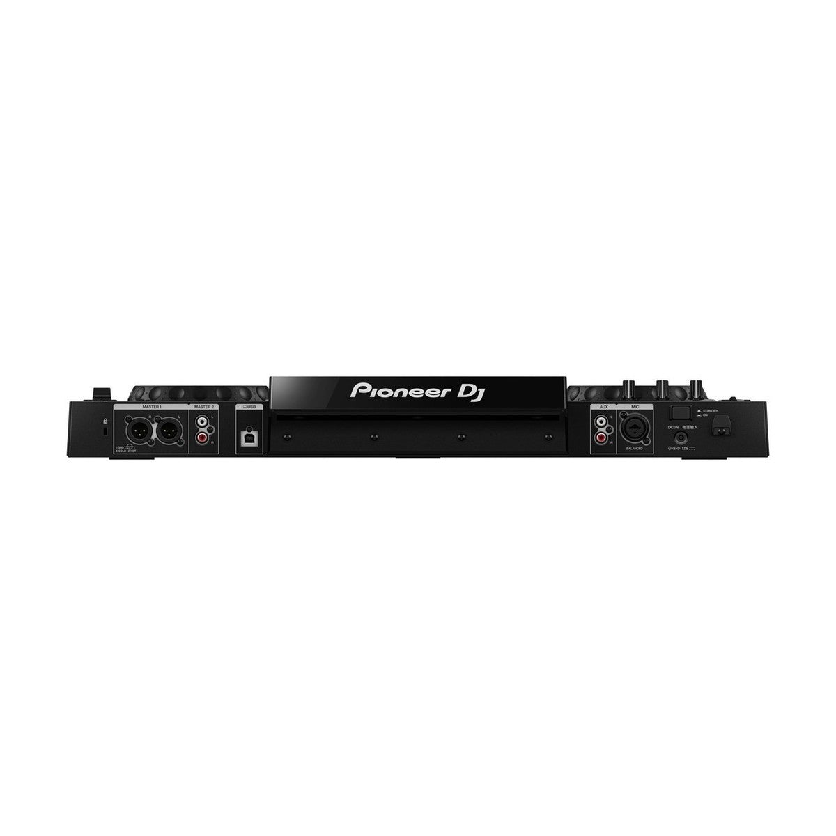 Pioneer DJ XDJ-RR Rekordbox controller - galinė panelė su jungtimis ir mygtukais