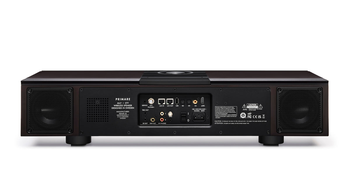 Primare Allt-i-Ett, aktyvi belaidė Hi-Fi garso sistema, 300 W