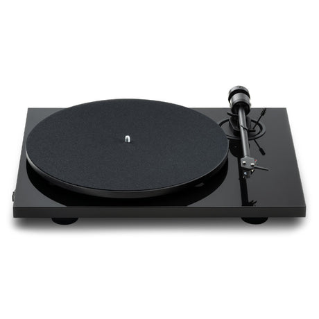 Pro-Ject E1.2 Phono, patefonas - Juodas blizgus paviršius, tonarmas, plokštelė