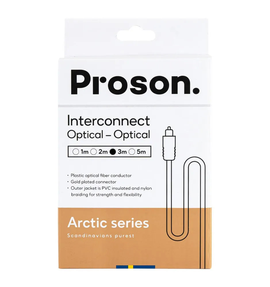 Proson Arctic Interconnect Optical-Optical, signalinis optinis kabelis (1-5m)