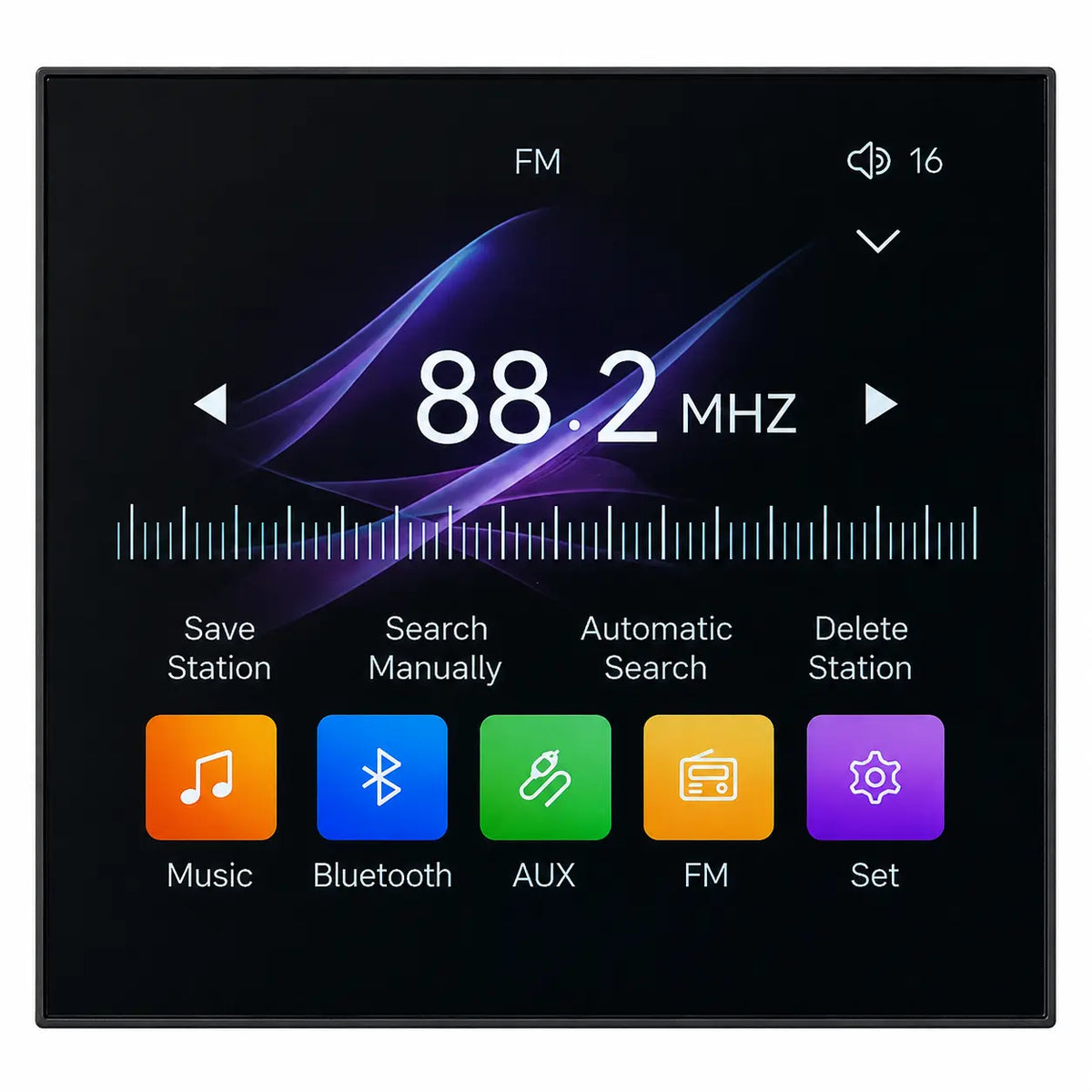 qq-chinapa LYH 60D Black Media, į sieną montuojamas garso stiprintuvas