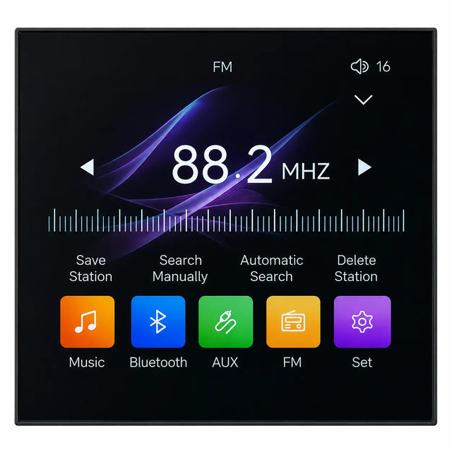 qq-chinapa LYH 60D Black Media, į sieną montuojamas garso stiprintuvas