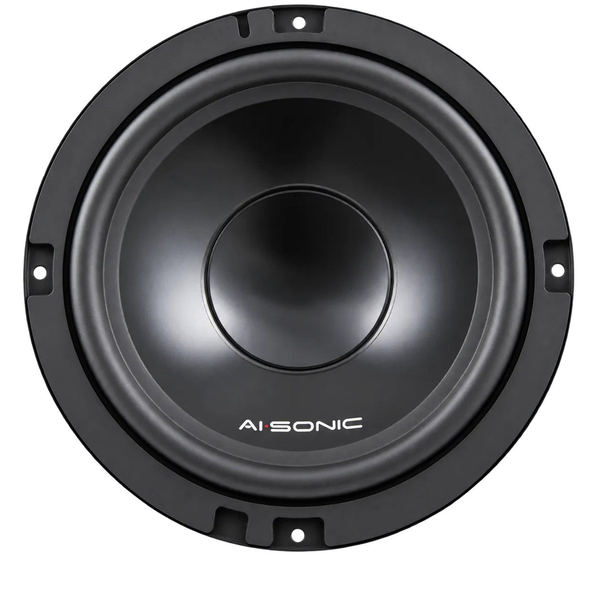 AI-Sonic S2-W6.2 - Logotipas ant juodo garsiakalbio kūgio