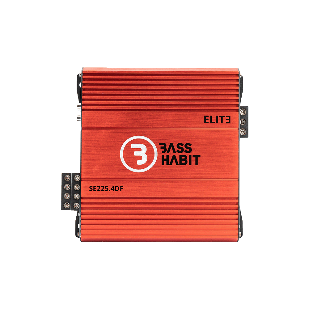Bass Habit SPL Elite 225.4DF, 4-rių kanalų automobilinis garso stiprintuvas