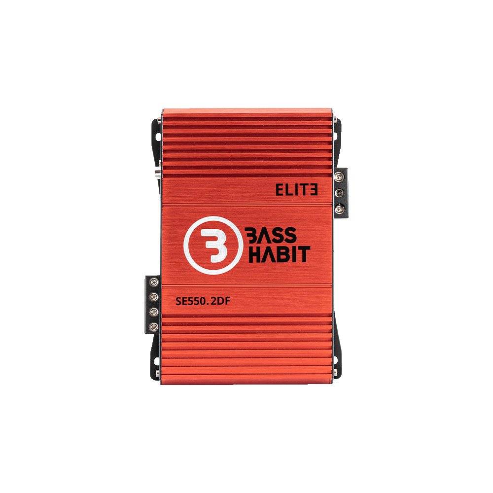Bass Habit SPL Elite 550.2DF, 2-jų kanalų automobilinis garso stiprintuvas
