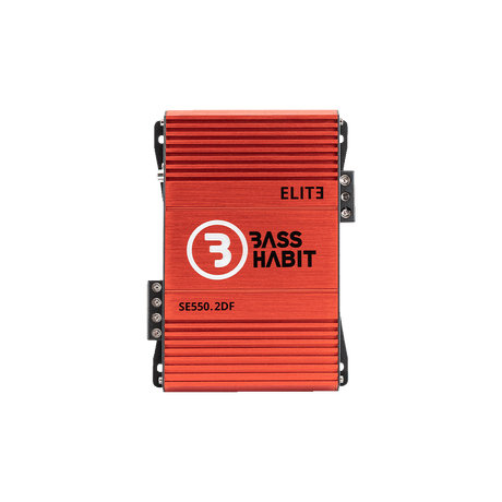 Bass Habit SPL Elite 550.2DF, 2-jų kanalų automobilinis garso stiprintuvas