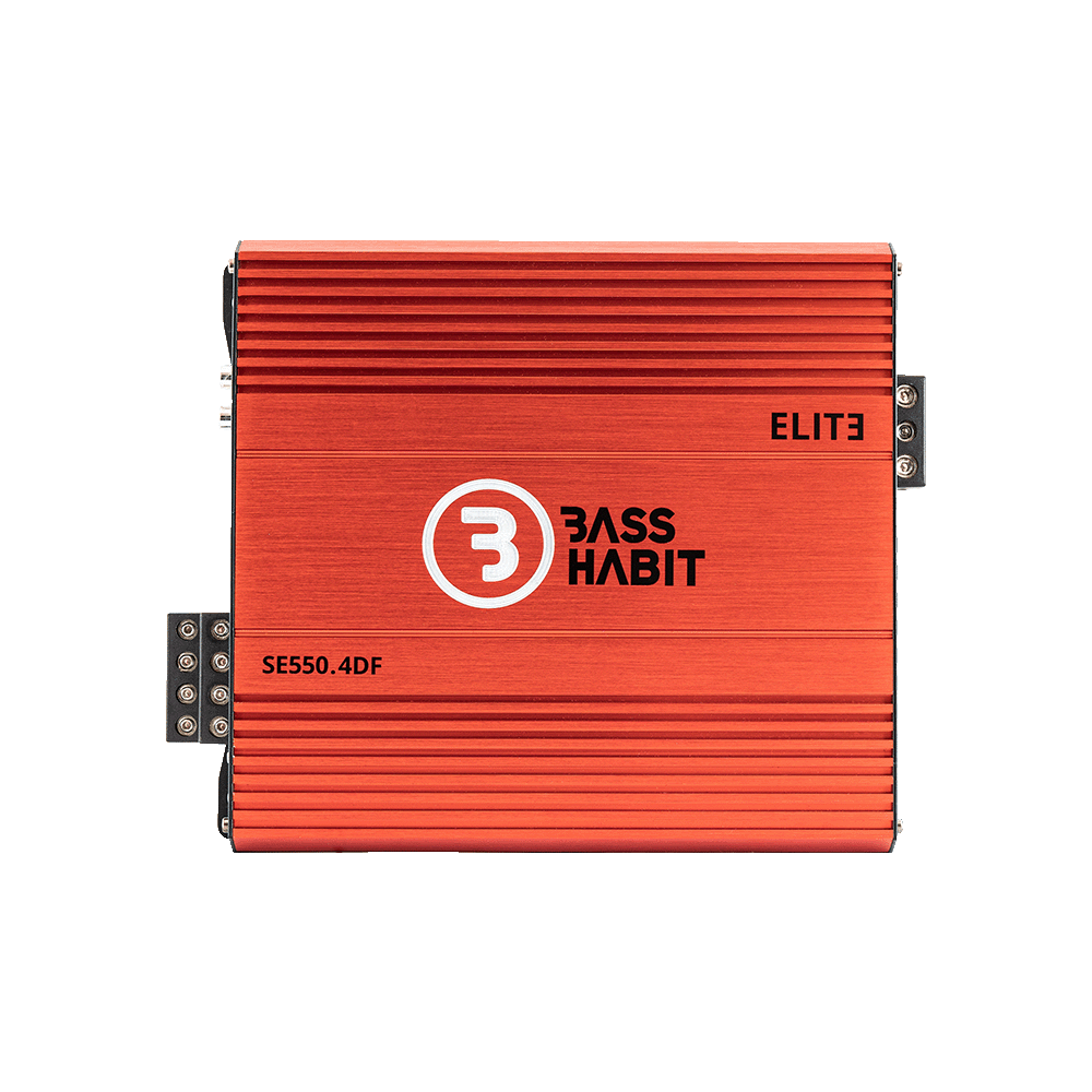 Bass Habit SPL Elite 550.4DF, 4-rių kanalų automobilinis garso stiprintuvas