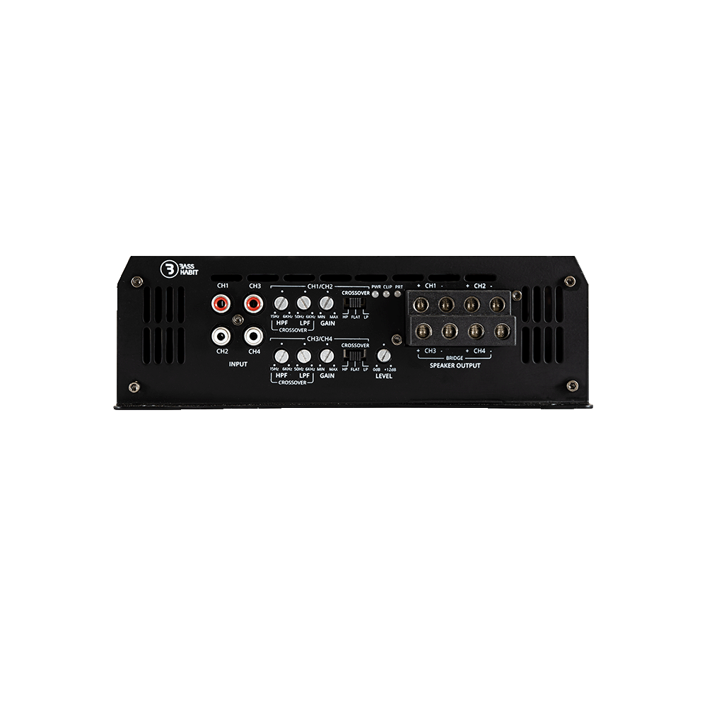 Bass Habit SPL Elite 550.4DF, 4-rių kanalų automobilinis garso stiprintuvas