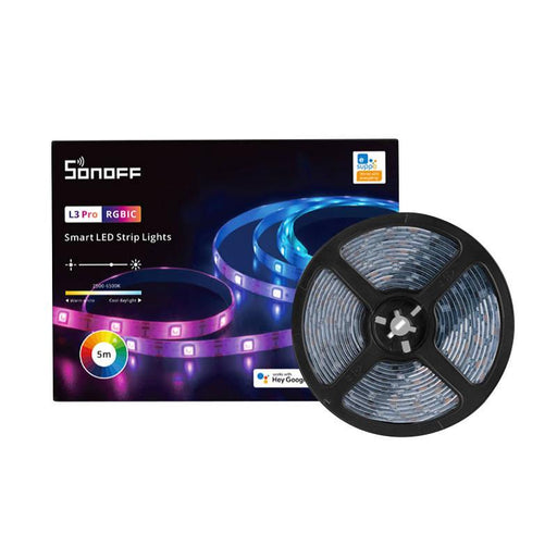 SONOFF L3 Pro RGBIC, (5.0m) išmani LED juosta