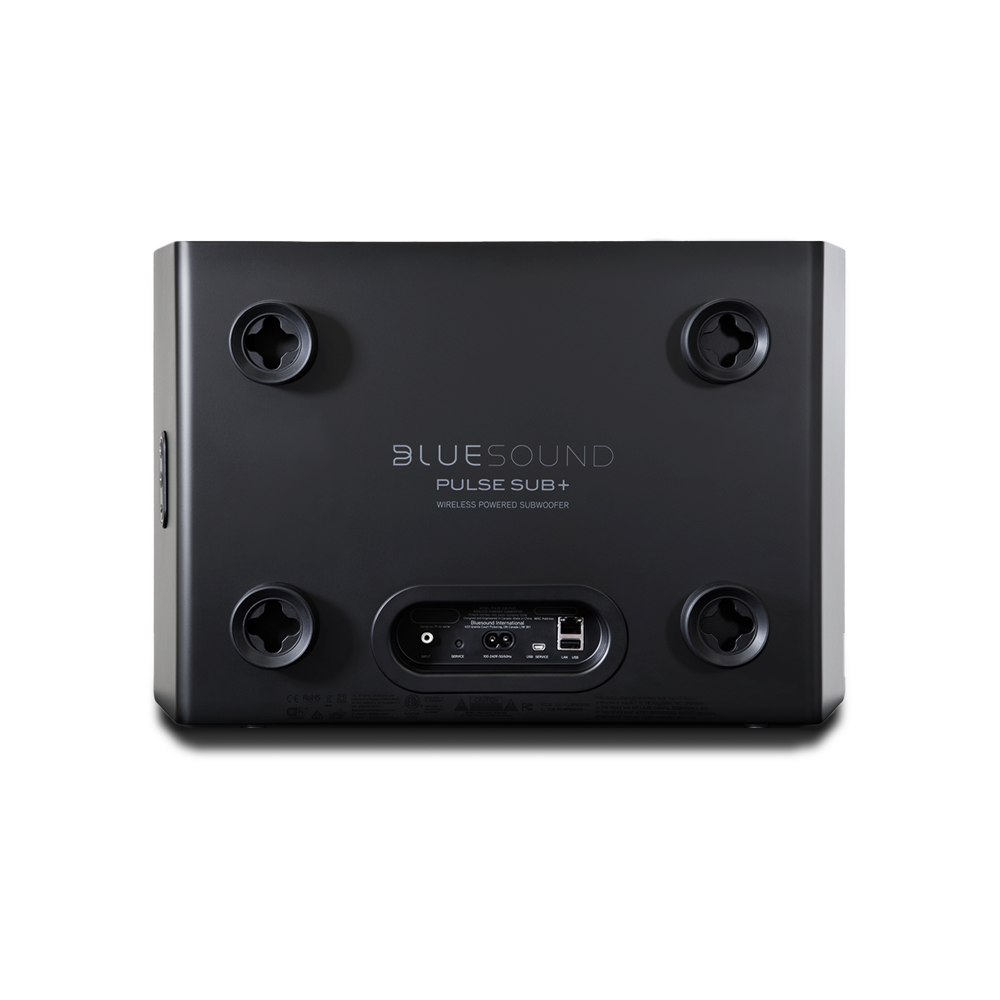 Bluesound PULSE SUB+, belaidė žemų dažnių garso kolonėlė (Įvairių spalvų)