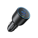 UGREEN 130W automobilinis įkroviklis, 2x USB-C + USB