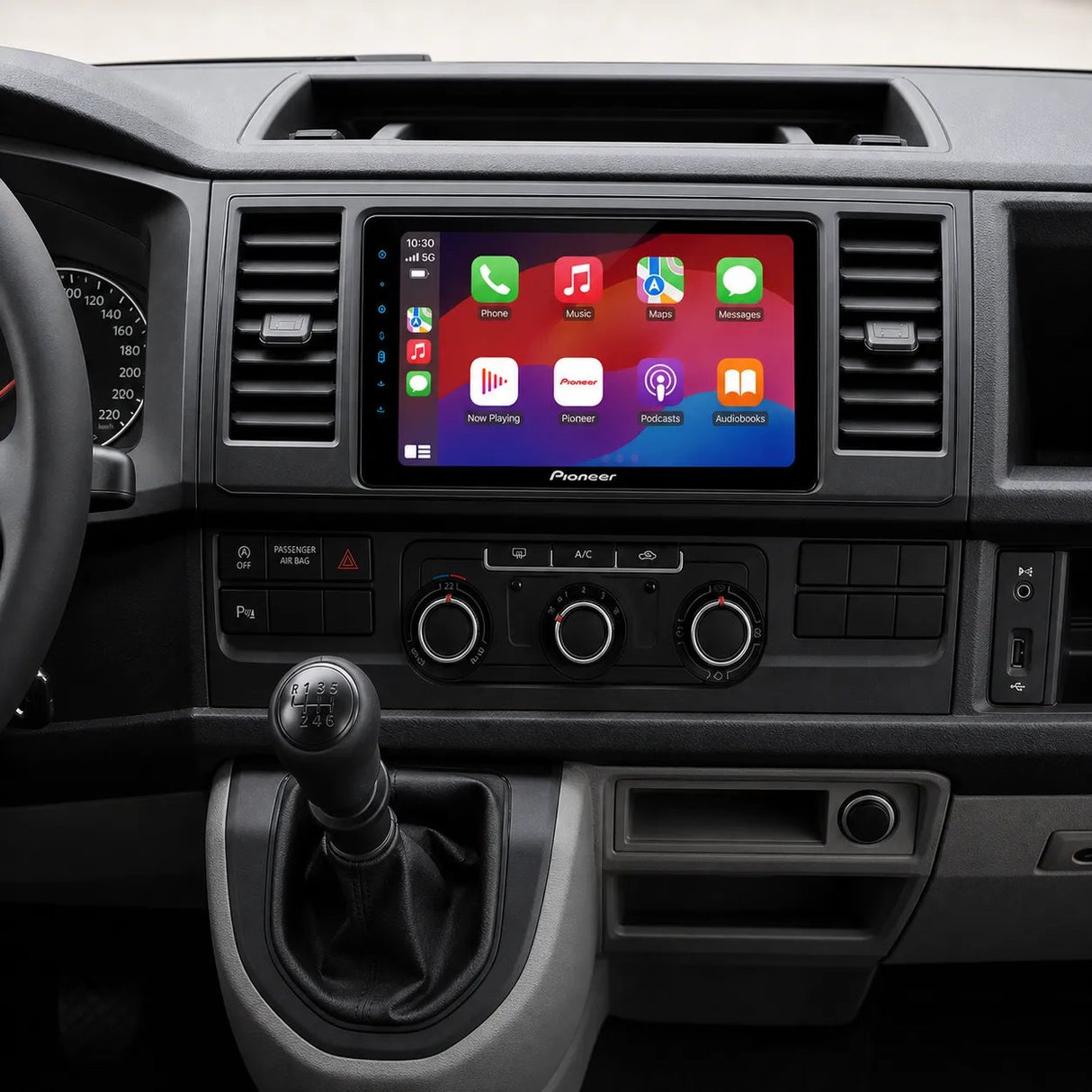 SPH-PF97BT VW Transporter T6 - Didelis lietimui jautrus ekranas su Apple CarPlay sąsaja