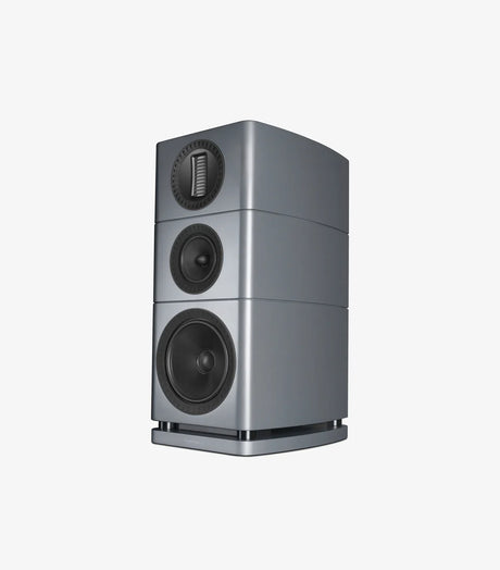 Wharfedale ELYSIAN 2R, lentyninės garso kolonėlės - Sidabrinės kolonėlės, kitas kampas