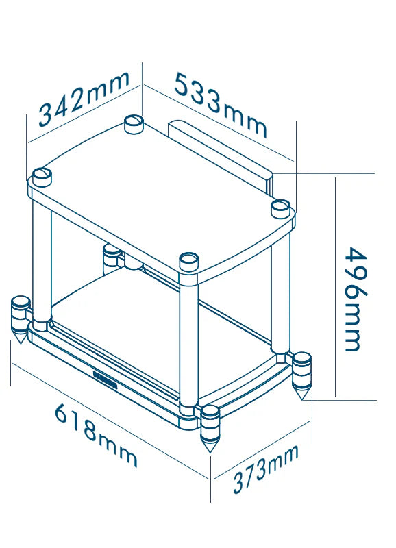 Wharfedale ELYSIAN CR Stand, stovas Wharfedale ELYSIAN CR kolonėlei