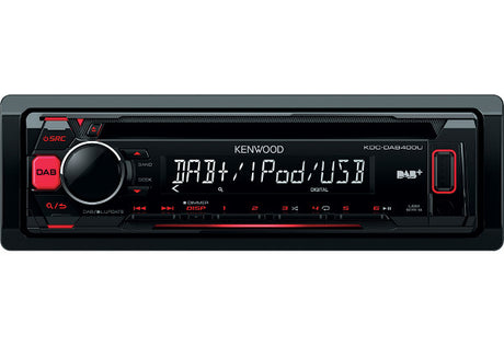 Kenwood, KDC-DAB400U CD/USB MP3/WMA automagnetola su AUX įėjimu