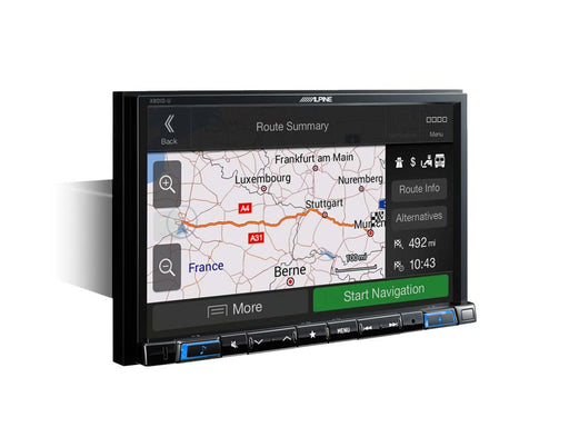 Pažangi navigacinė sistema Alpine X801DC-U, su 8-ių colių ekranu GPS navigacija Alpine AUTOGARSAS.LT