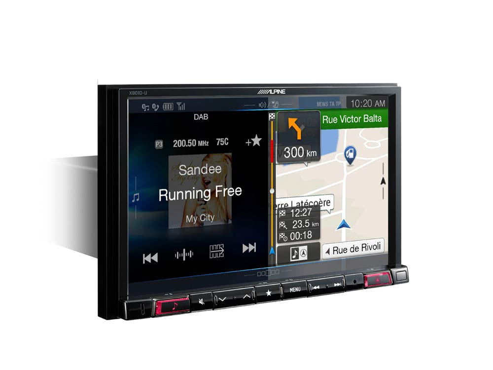 Pažangi navigacinė sistema Alpine X801D-U, su 8-ių colių ekranu GPS navigacija Alpine AUTOGARSAS.LT