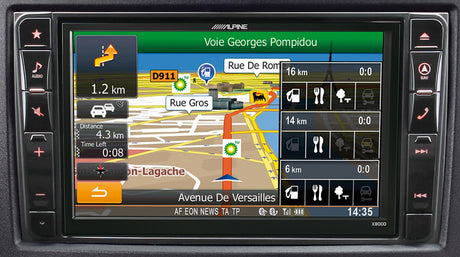 Navigacinė sistema Alpine X800D-S906, skirta Benz Sprinter S906 GPS navigacija Alpine AUTOGARSAS.LT