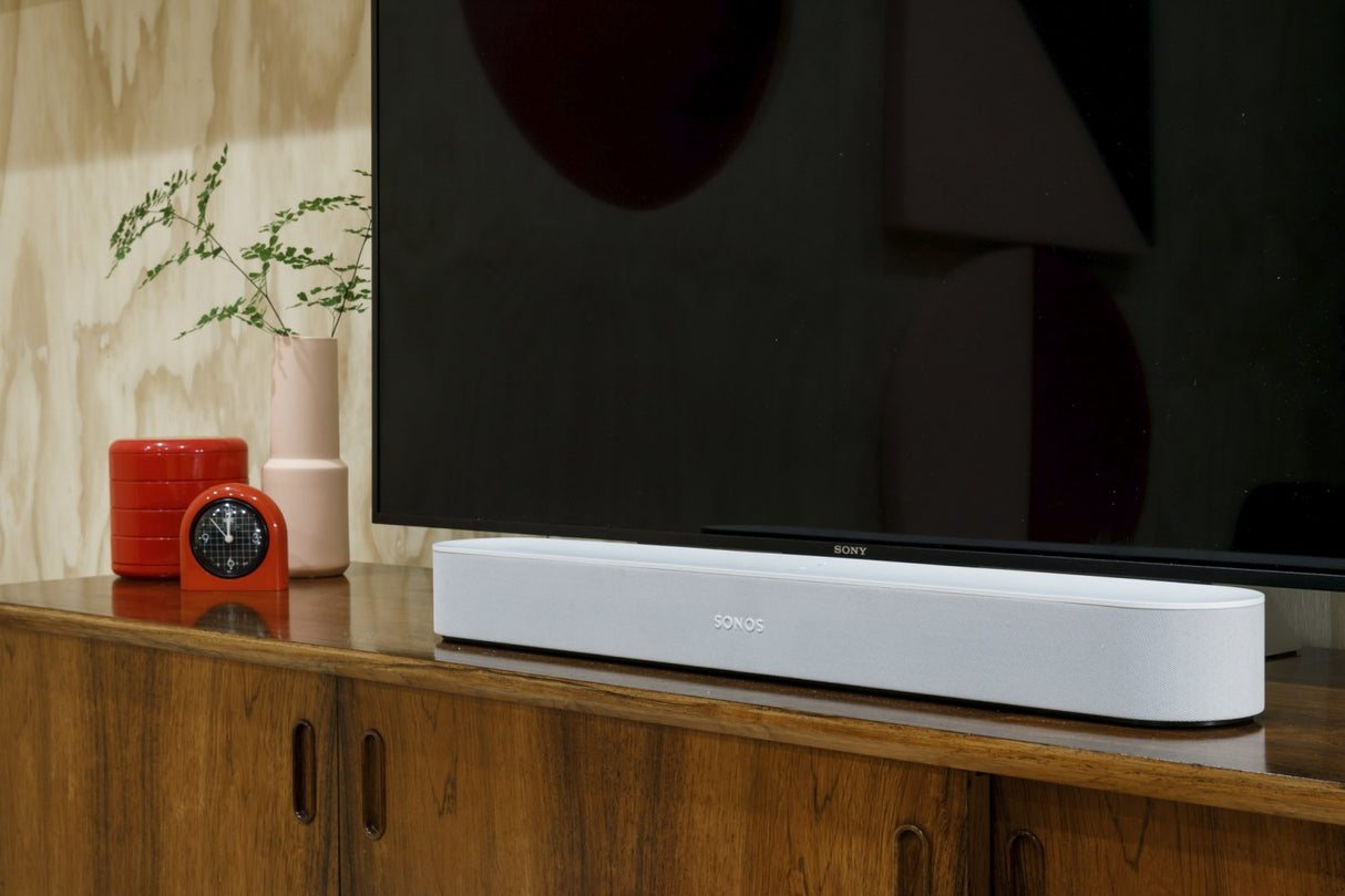 SoundBaras Sonos Beam, D klasės skaitmeninis stiprintuvas 10/100 Mbps, Wi-Fi ir AirPlay Namu kinas Sonos AUTOGARSAS.LT