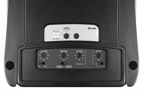 Audison AV Uno, automobilinis garso stiprintuvas- valdymas
