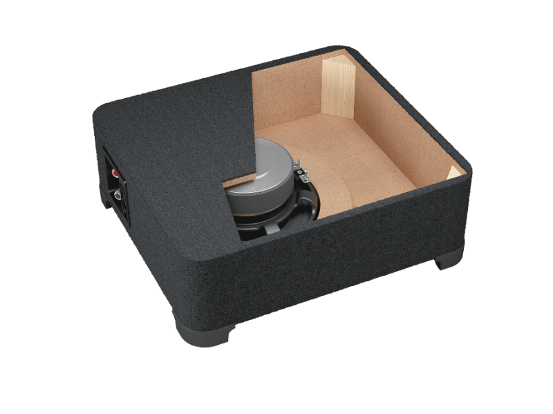 Audison APBX 10 S4S, automobilinė žemų dažnių garso kolonėlė- vidus