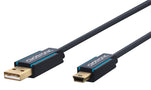 Clicktronic USB A į USB Mini B 2.0 signalinis kabelis- adapteris- laidai