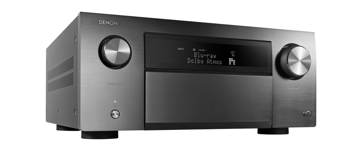 Denon AVC-A110, AV Resyveris- Stiprintuvas - šonas