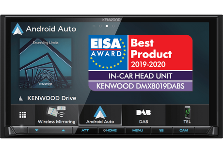 Multimedija automobiliui Kenwood DMX-8019DABS, 2-DIN, USB, BLUETOOTH, WiFi Apple CarPlay, WiFi Android Auto Multimedija Kenwood AUTOGARSAS.LT