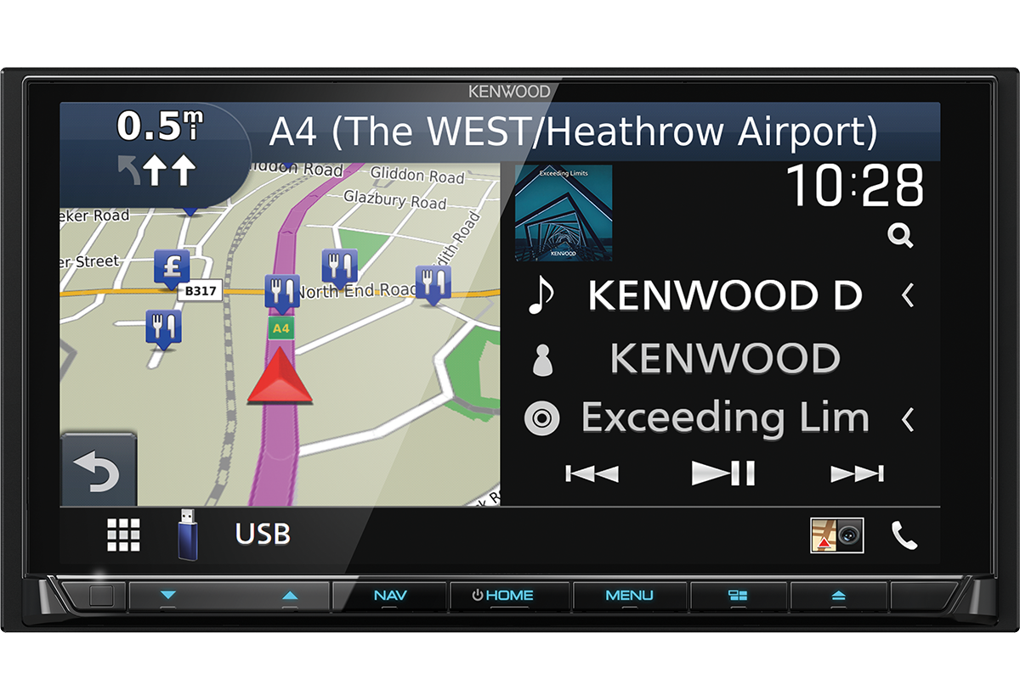 Kenwood DNX9190DABS, 6.8” HD AV-Resyveris / Navigacija