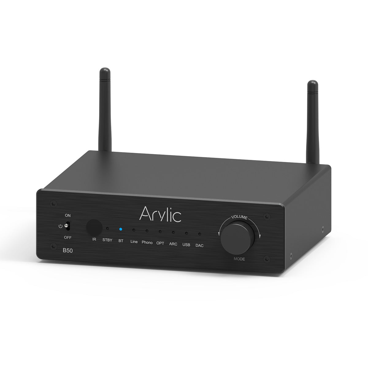 Arylic B50 Bluetooth Stereo stiprintuvas su audio siųstuvu