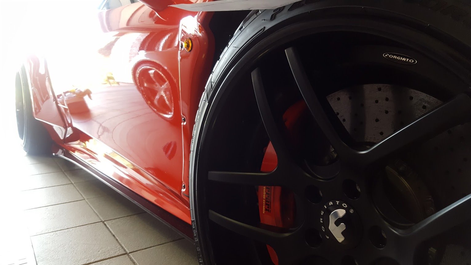 Ferrari padengimas Nano keramikine danga
