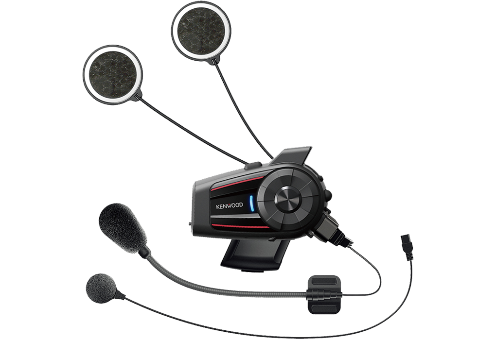 Kenwood KCA-HX7C, motociklams skirta Bluetooth komunikacijos ir įrašymo sistema - laidai