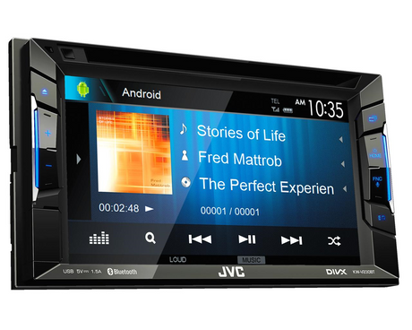 Multimedija automobiliui JVC KW-V230BT, 2-DIN, DVD, CD, USB, BLUETOOTH Multimedija JVC AUTOGARSAS.LT