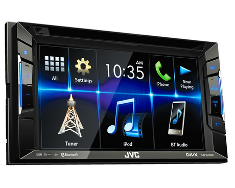 Multimedija automobiliui JVC KW-V230BT, 2-DIN, DVD, CD, USB, BLUETOOTH Multimedija JVC AUTOGARSAS.LT