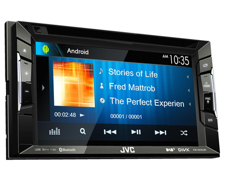 Multimedija automobiliui JVC KW-V235DBT, 2-DIN, DVD, CD, USB, DAB+, BLUETOOTH Multimedija JVC AUTOGARSAS.LT