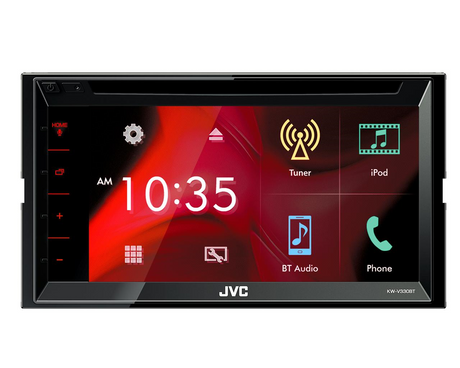 Multimedija automobiliui JVC KW-V330BT, 2-DIN, DVD, CD, USB, BLUETOOTH Multimedija JVC AUTOGARSAS.LT