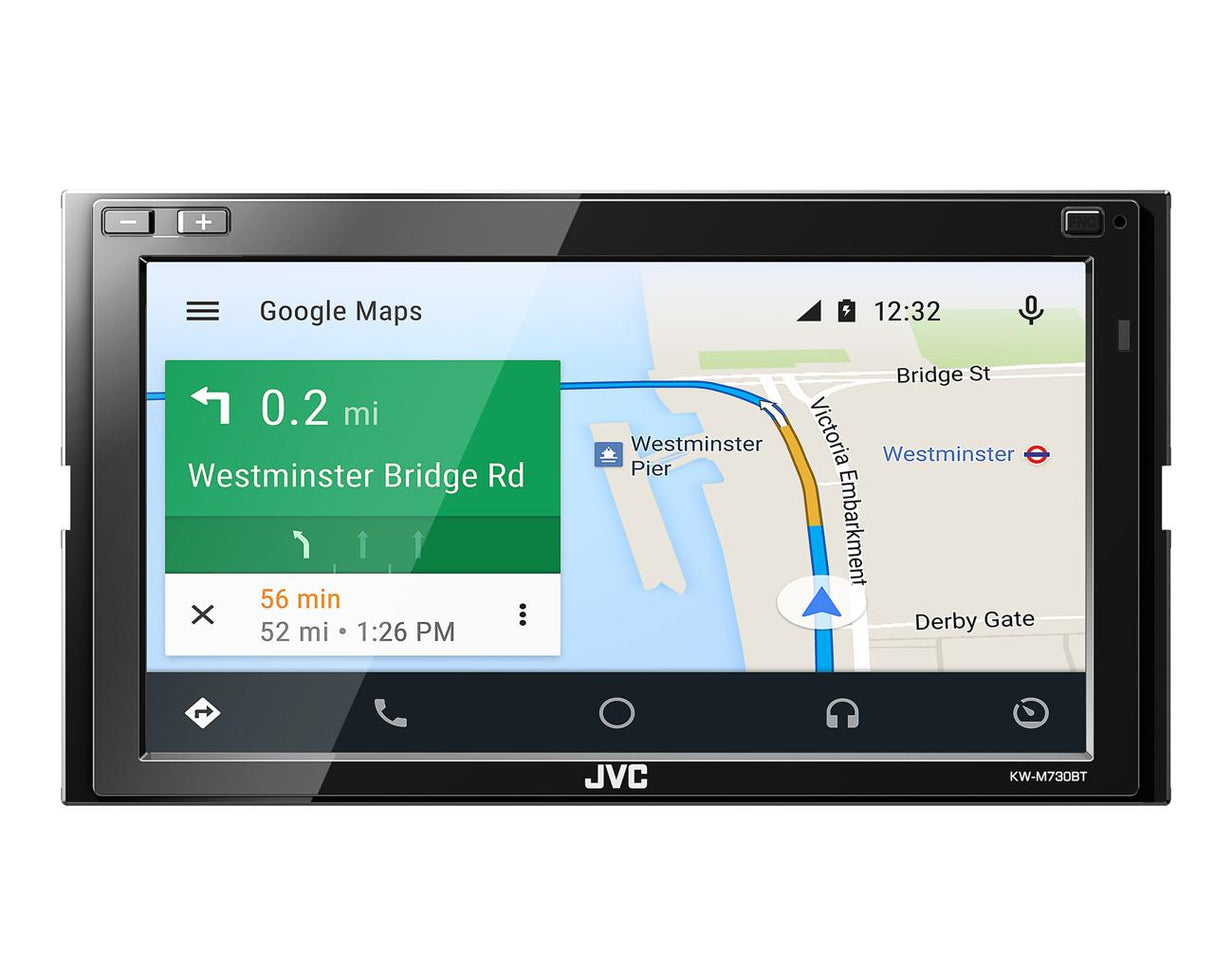 Multimedija automobiliui JVC KW-M730BT, 2-DIN, USB, BLUETOOTH, Apple CarPlay, Android Auto Multimedija JVC AUTOGARSAS.LT