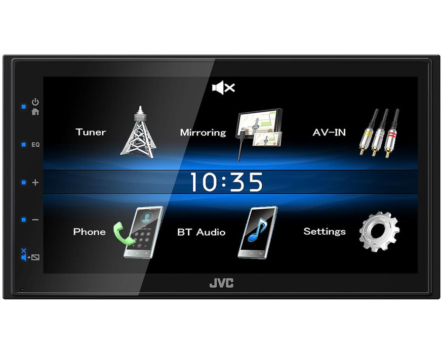 Multimedija automobiliui JVC KW-M25BT, USB, Bluetooth, Android Mirroring Multimedija JVC AUTOGARSAS.LT