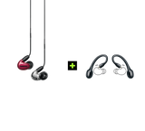 Shure AONIC 5 TRUE WIRELESS EARPHONE BUNDLE, Ausinių ir belaidžių ausinių adapterio rinkinys (įvairių spalvų) - raudona